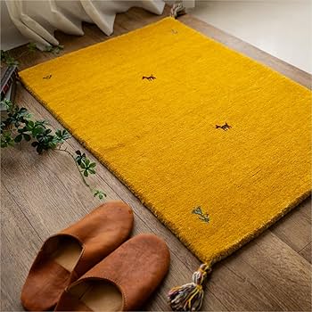 KUMAさん専用。新品に近い美品！希少な手織りギャッペのマット(座布団) ギャッベ（ギャベ）専門店 インプレッションオブギャッベ